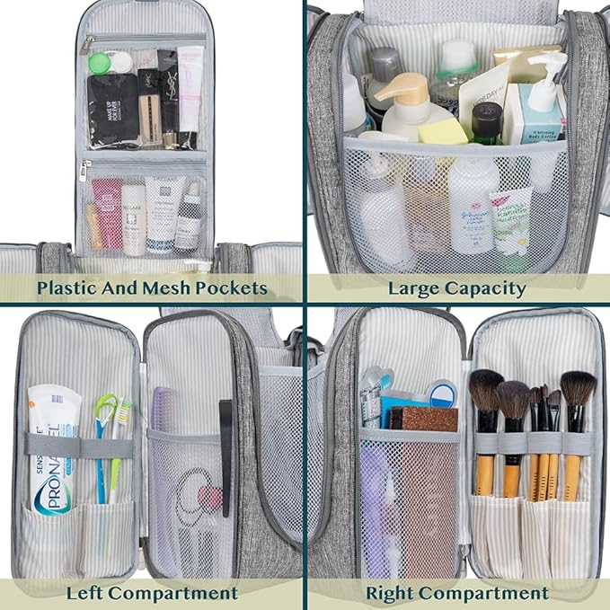 PAVILIA Extra Large Toiletry Bag Travel Bag