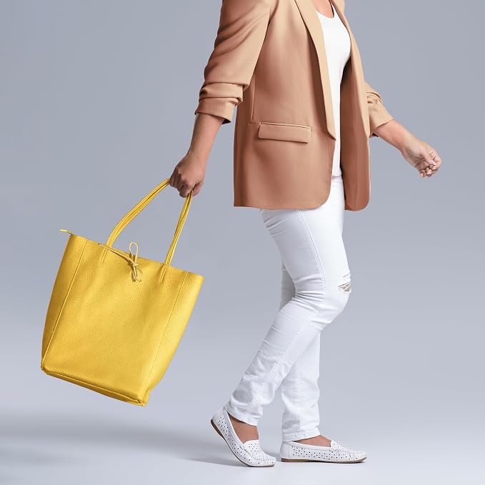 Italian Calf Leather Tote for Women