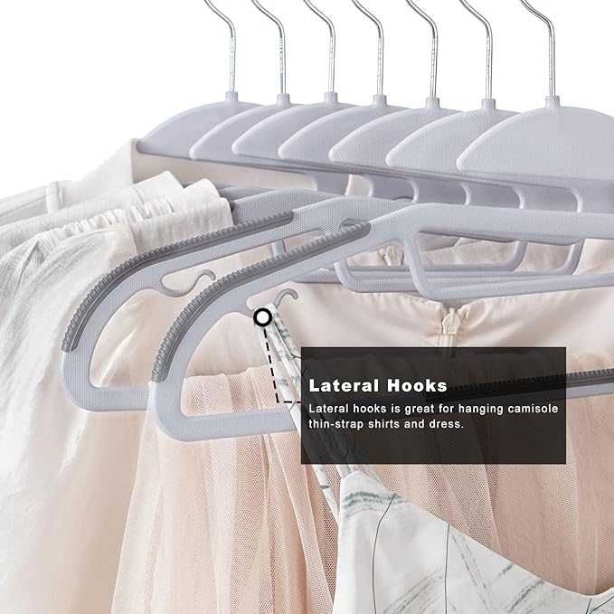 BAGAIL Plastic Hangers 50 Pack