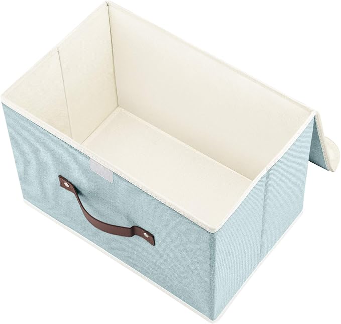TYEERS Collapsible Storage Boxes, Washable Fabric Storage Bins