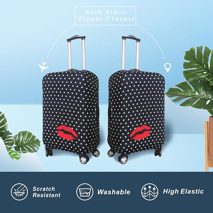 Explore Land Travel Luggage Cover Suitcase Protector Fits 27-30 Inch Case