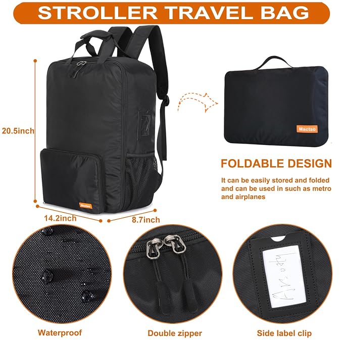 Mactso Stroller Travel Bag Compatible