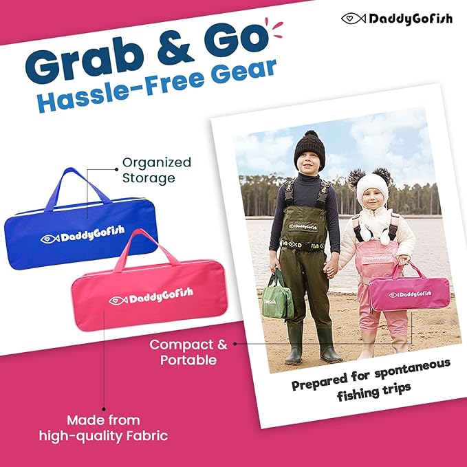 DaddyGoFish Kids Fishing Pole