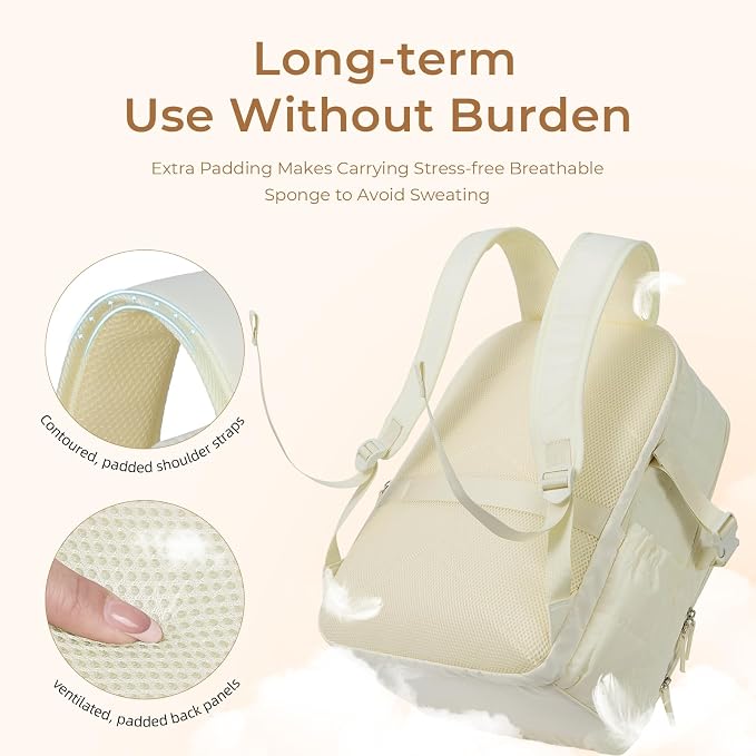 CLUCI Wrinkle-Resistant Laptop Backpack