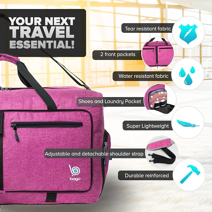 Bago Large Foldable Duffel Bags