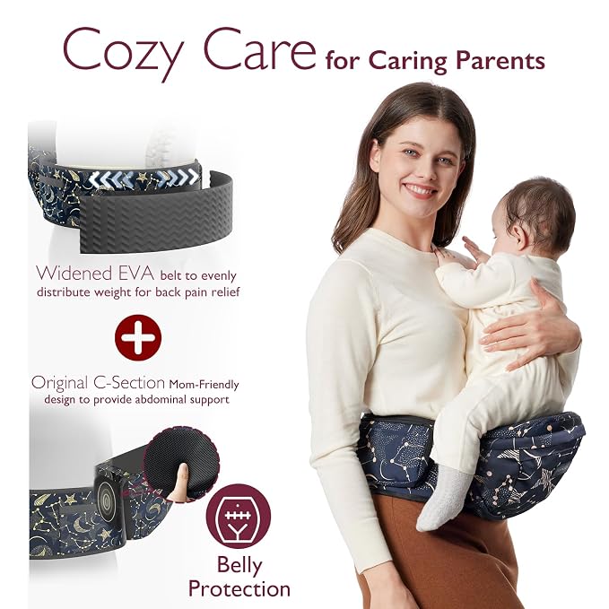 Momcozy Hip Seat Baby Carrier