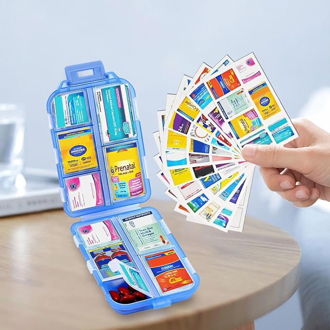 Small Pill Case Travel Pill Box Cute Pill Organizer