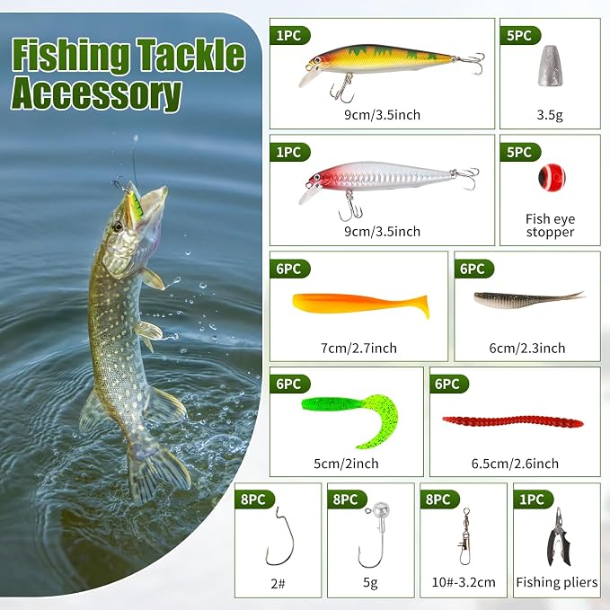 Fishing Rod Reel Combo