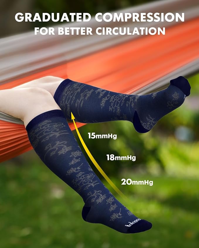 Bamboo Viscose Compression Socks