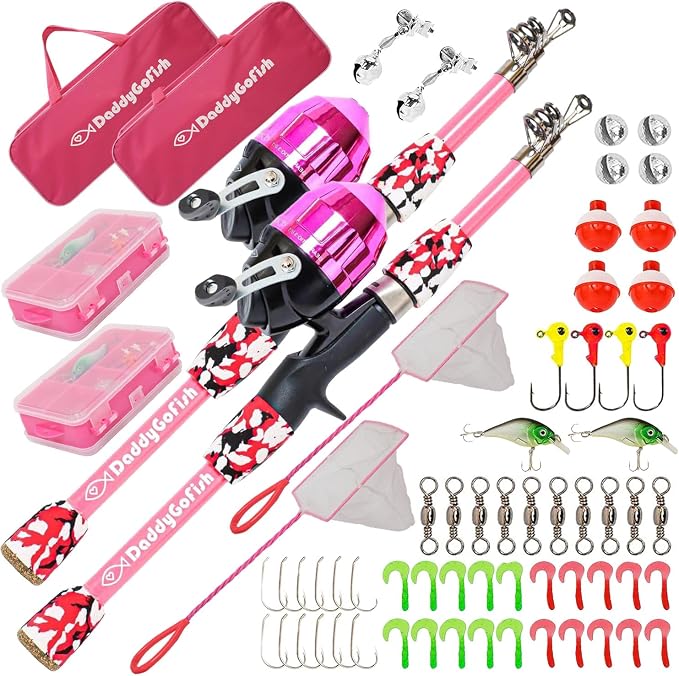 DaddyGoFish Kids Fishing Pole