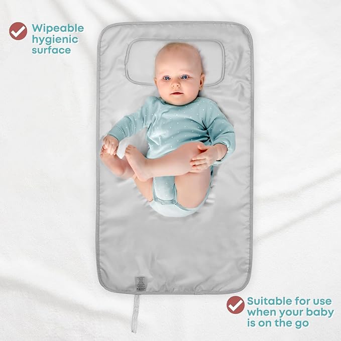HAMUR HOME Portable Baby Changing Pad – Waterproof, Foldable & Lightweight