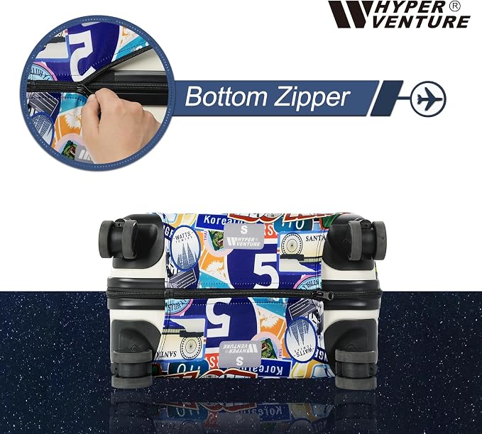 HYPER VENTURE Washable Luggage Cover