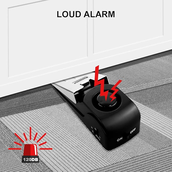 2 Pack Door Stop Alarm, Door Stopper