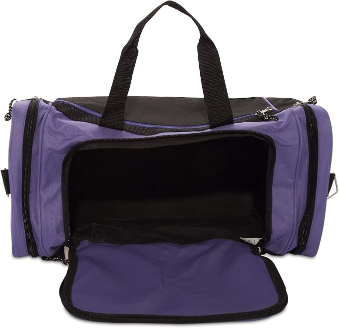 DALIX 21" Blank Sports Duffle Bag Gym Bag Travel Duffel