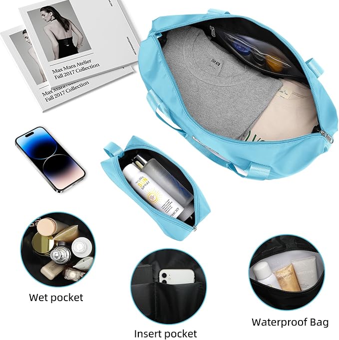 LARVENDER Luggage Sets 5 Piece Hardside Expandable Suitcase