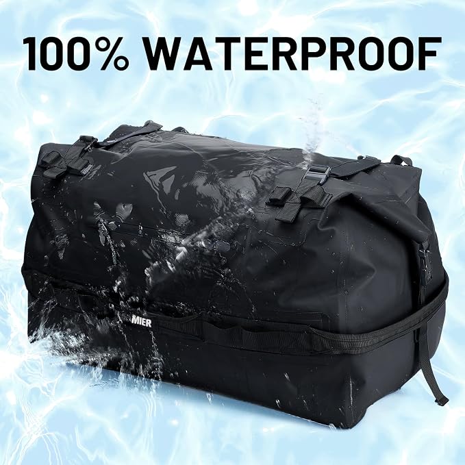 MIER Large Waterproof Duffel Bag Rolltop Dry Backpack Duffle Bags