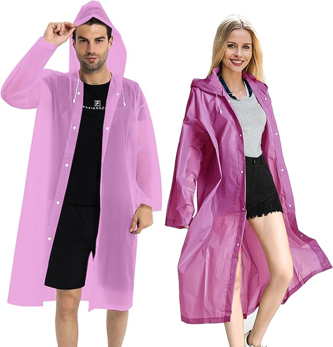 Rain Coats - Reusable EVA Rain Ponchos