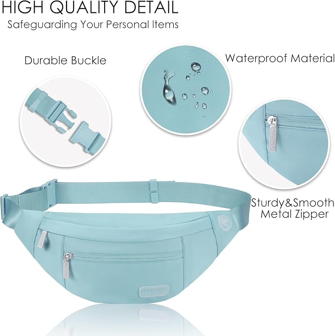 MAXTOP Large Crossbody Fanny Pack