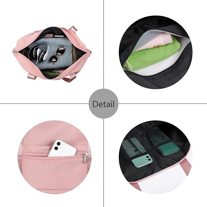 NPBAG Women Travel Duffel, Gym Workout Overnight Bag, Mommy Hospital Bag