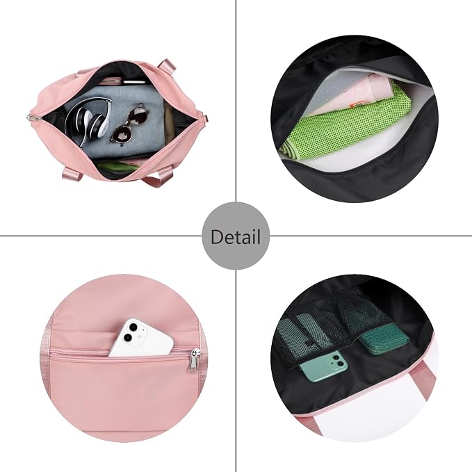 NPBAG Women Travel Duffel, Gym Workout Overnight Bag, Mommy Hospital Bag