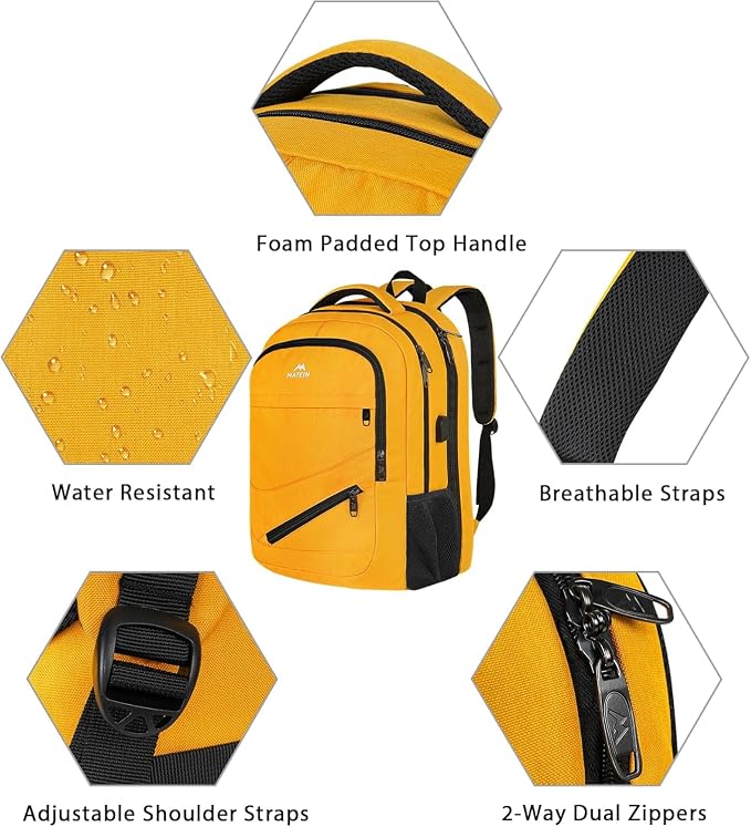MATEIN 18.4 Inch TSA Approved Backpack, Extra Large 50 L Outdoor Carryon