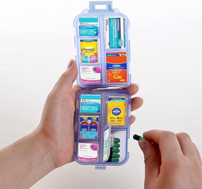 Small Pill Case Travel Pill Box Cute Pill Organizer