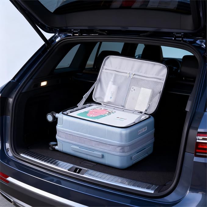 Hanke Hardside Expandable Checked Luggage, 24 Inch Top Opening Trunk Luggages