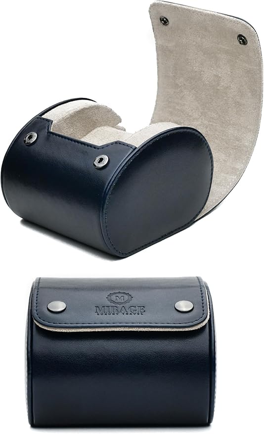 Black/Ivory - 1 Watch Travel Case