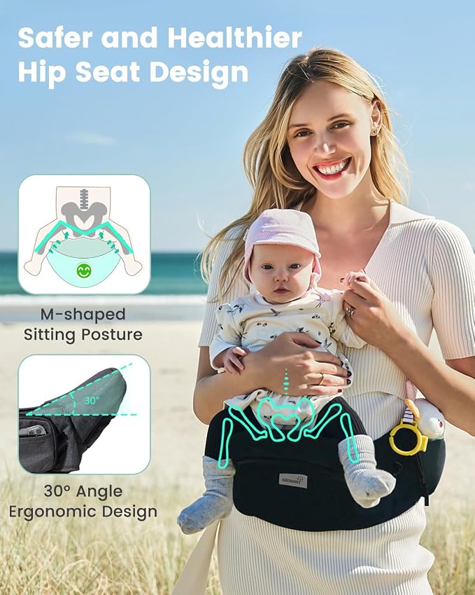 GROWNSY Ultra-Comfy Baby Carrier