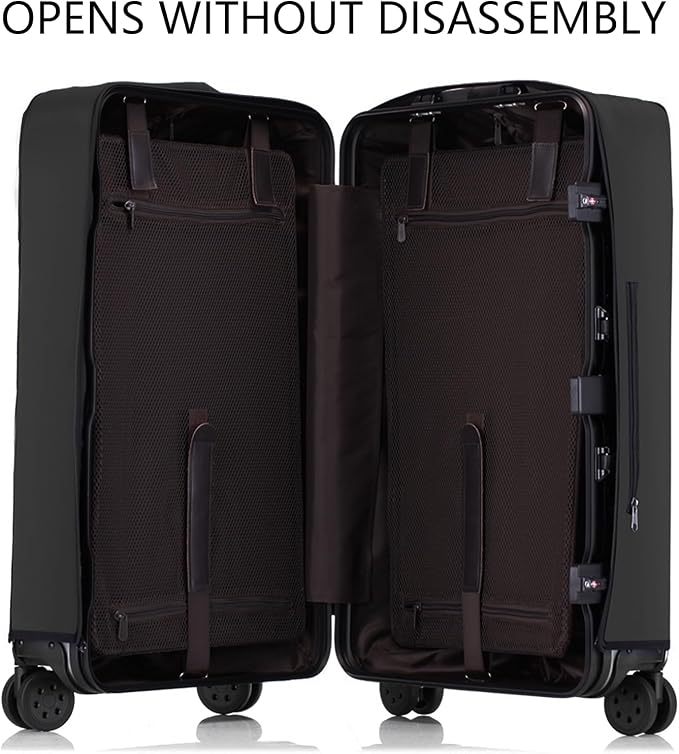 Transparent PVC Suitcase Cover, No Disassembly Required Clear Luggage Protector