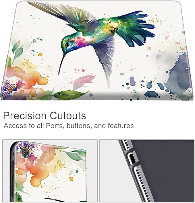 All-New HD 8 Plus Tablet Case Kindle Fire HD 8 Case 10th Generation 2024/2022/2020 Folding Stand PU Leather Slim Smart Cover with Auto Wake/Sleep for Amazon Fire Tablet 2020Animals Dog Paws