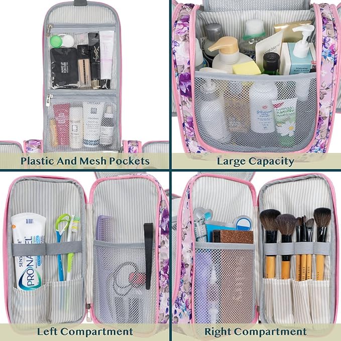 PAVILIA Extra Large Toiletry Bag Travel Bag