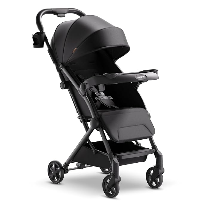 Mompush Lithe V2 Lightweight Travel Stroller, Compact Foldable Baby Stroller
