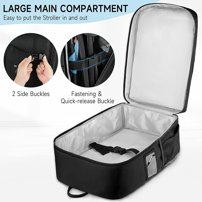 Stroller Travel Bag, Stroller Backpack Compatible