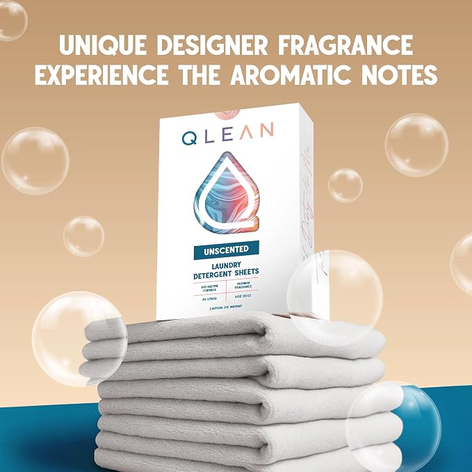 QLEAN Laundry Detergent Sheets – Travel Laundry Detergent Sheets