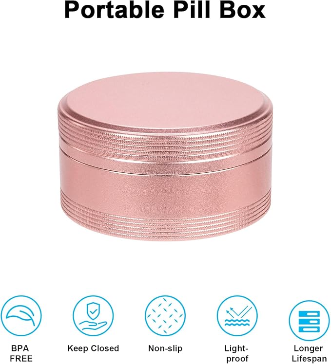 Metal Pill Container Pill Case