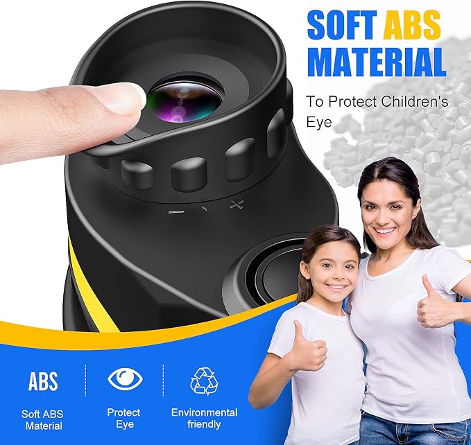 LET'S GO! Binocular for Kids, Compact High Resolution Shockproof Binoculars