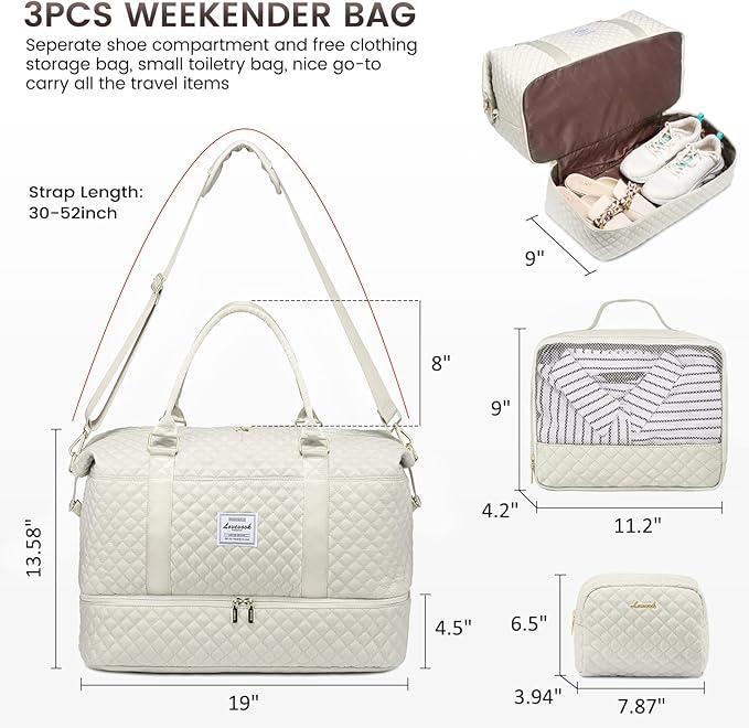 LOVEVOOK Travel Duffle Bag, Weekender Bags