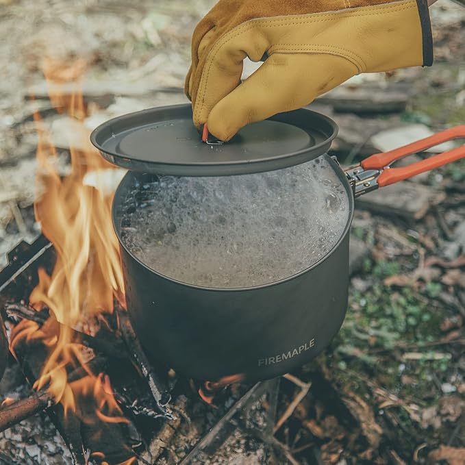 Fire-Maple Feast 4 Piece Camping Cookware Cookware Cookware Kit Outdoor