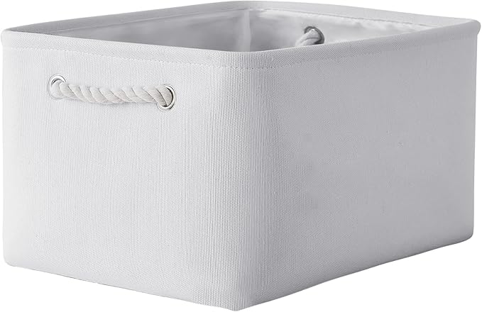 TheWarmHome Fabric Storage Bin, Large 1 Pack 15.7L*11.8W*8.3H Storage Basket