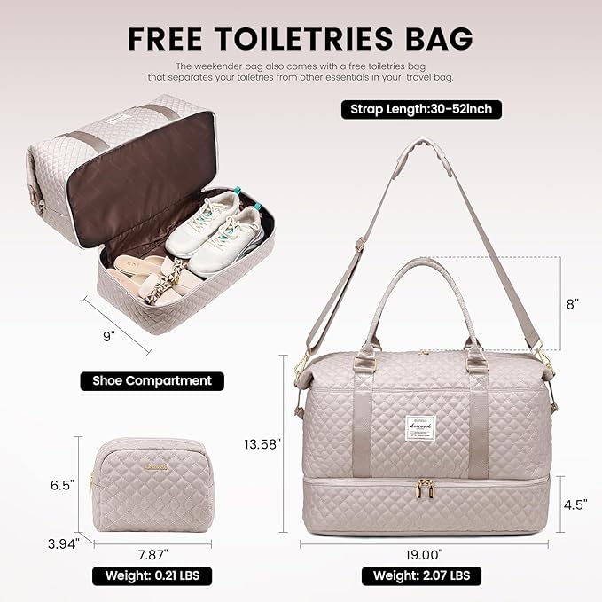 LOVEVOOK Travel Duffle Bag, Weekender Bags