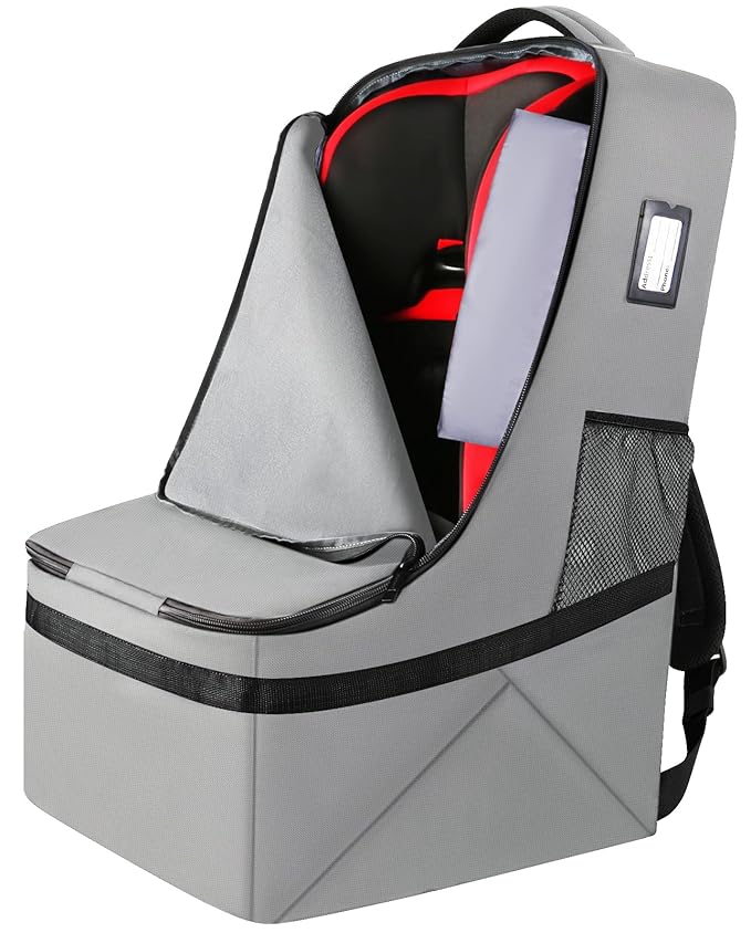 YOREPEK Gate Check Car Seat Travel Bag, Padded Carseat Cover