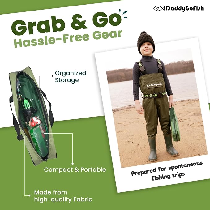 DaddyGoFish Kids Fishing Pole