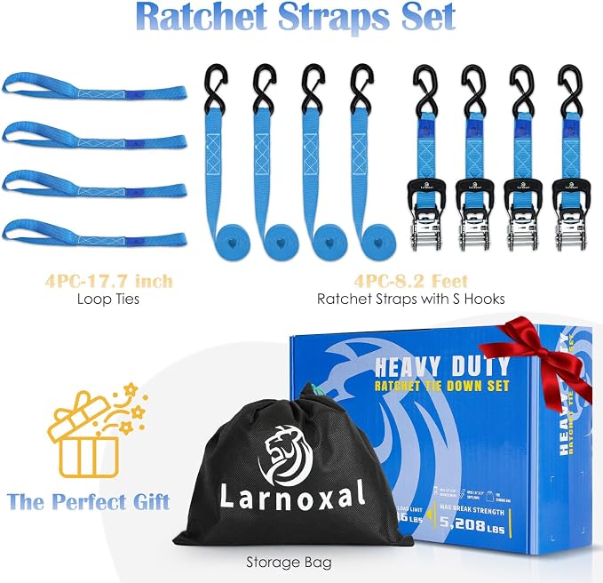 Ratchet Straps 4 Pack