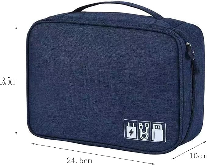 Cable Organizer bag for women or men, Electronic Accessories Carry Case
