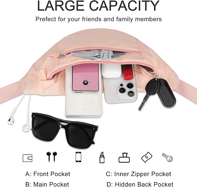 MAXTOP Large Crossbody Fanny Pack