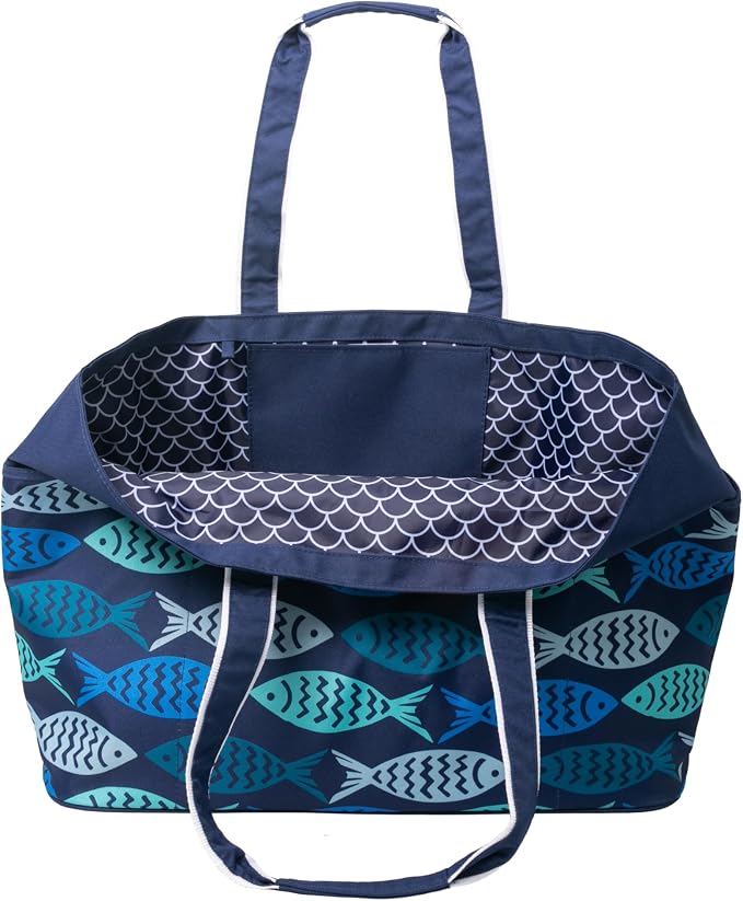 geckobrands Oversized Beach Tote – Large and Stylish Beach Bag