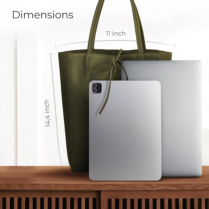 Italian Calf Leather Tote for Women
