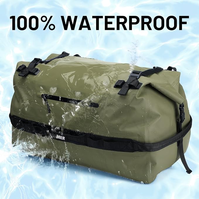MIER Large Waterproof Duffel Bag Rolltop Dry Backpack Duffle Bags