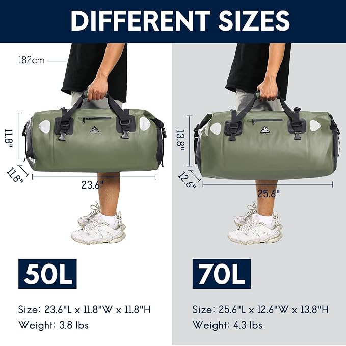 Haimont Waterproof Duffel Bag Roll-top Dry Duffel Bag
